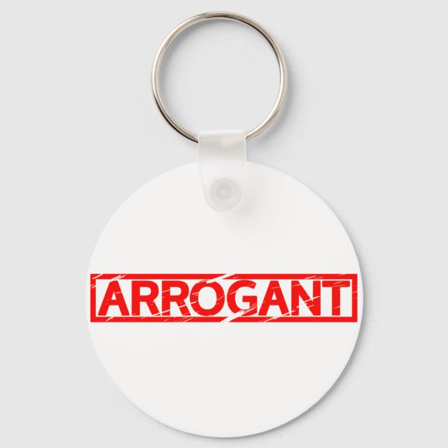 Arrogant Stamp Key Ring (Front)