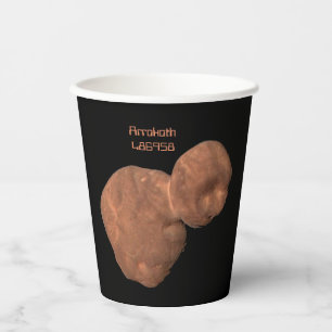 Arrokoth Kuiper Belt Object Paper Cups