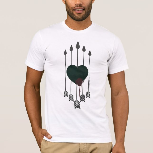 Arrow | Arrows Shot Through Heart T-Shirt (Front)