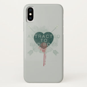 Arrow   "Attracted To Bad Boys" Pierced Heart Case-Mate iPhone Case
