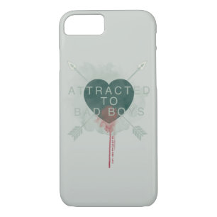 Arrow   "Attracted To Bad Boys" Pierced Heart Case-Mate iPhone Case