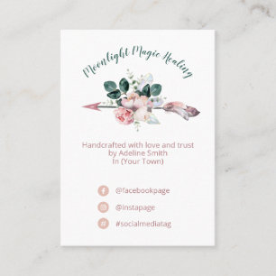 Arrow Boho Spell Jar Candle Kit Business Card