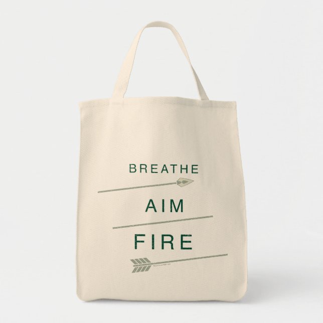 Arrow | Breathe Aim Fire Tote Bag (Front)