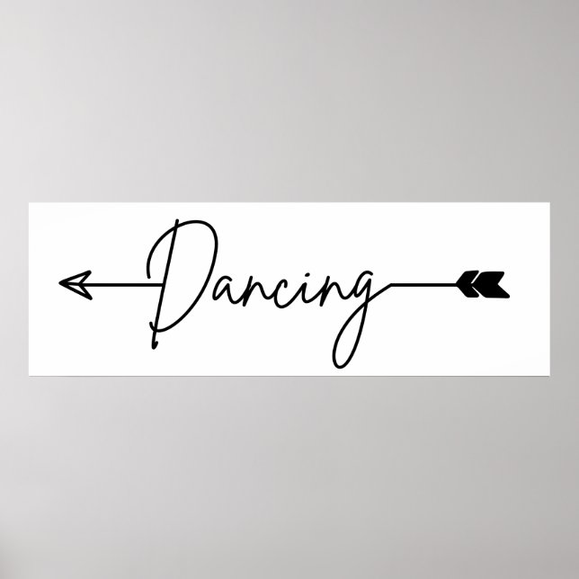 Arrow Dancing wedding Poster (Front)