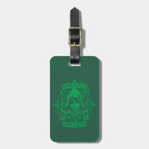Arrow Emerald Archer Graphic Luggage Tag