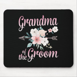 Arrow Flower Happy Grandma Of The Groom Bride Husb Mouse Pad