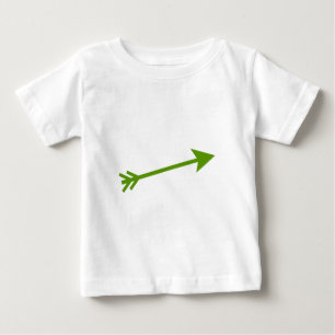 Arrow Green 15deg The MUSEUM Zazzle Gifts Baby T-Shirt