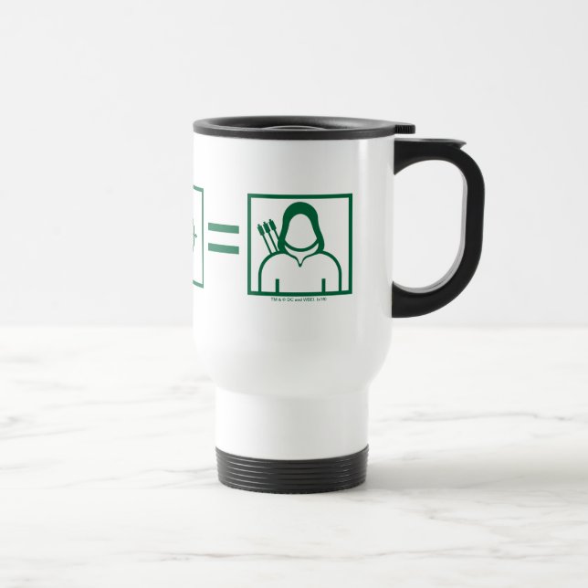 Arrow | Green Arrow Equation Travel Mug (Right)
