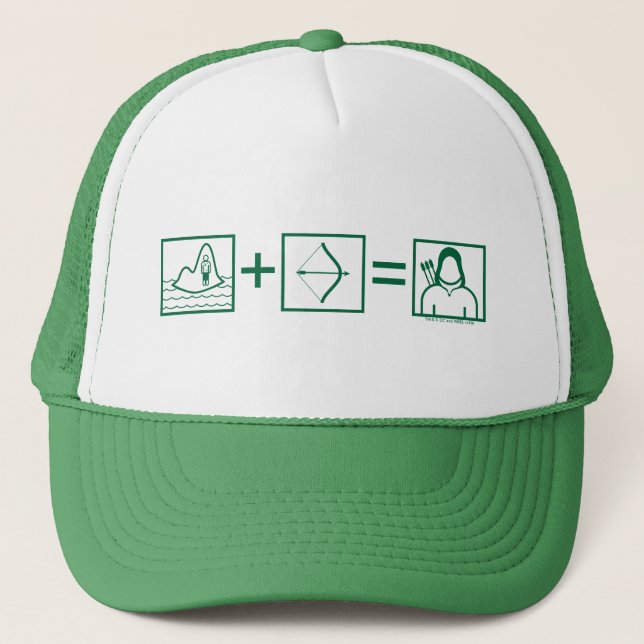 Arrow | Green Arrow Equation Trucker Hat (Front)