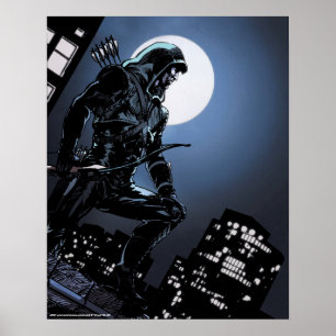Arrow   Green Arrow In Moonlight Poster