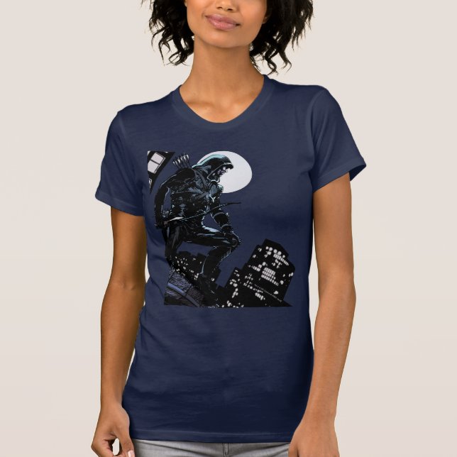 Arrow | Green Arrow In Moonlight T-Shirt (Front)