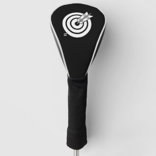 Arrow hit a round target golf head cover
