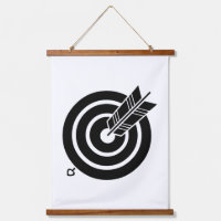 Arrow hit a round target