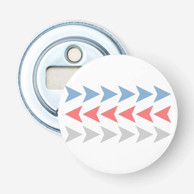 Arrow Pattern Bottle Opener (Front)