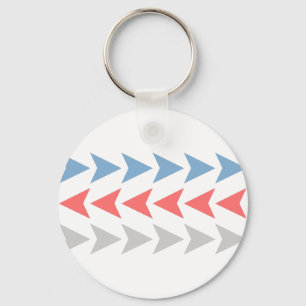 Arrow Pattern Key Ring