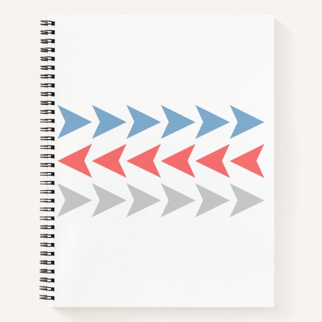 Arrow Pattern Notebook (Front)