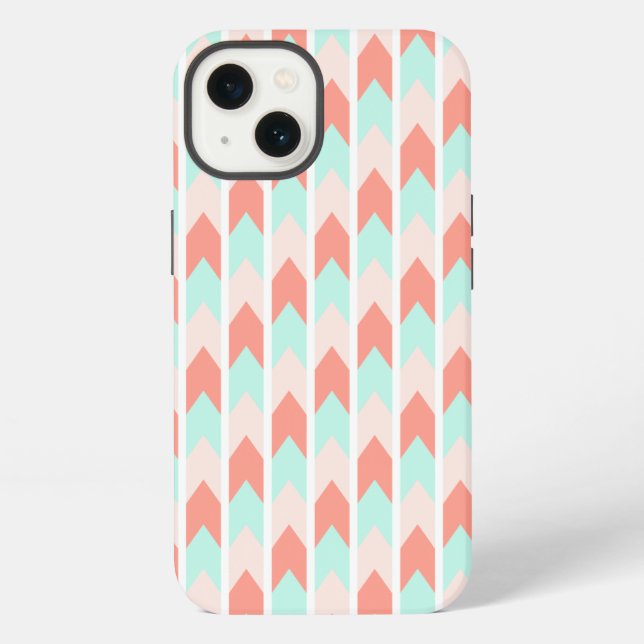 Arrow Pattern Pastel iPad Air Case (Back)