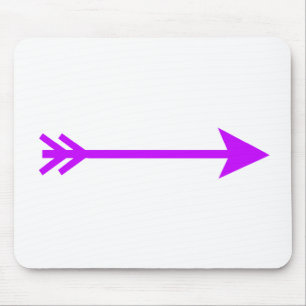 Arrow Purple Lt Straight The MUSEUM Zazzle Gifts Mouse Pad