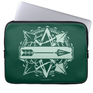Arrow   Starling City Arrow Badge Laptop Sleeve