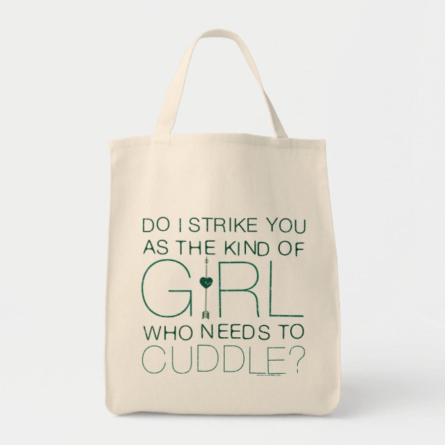 Arrow | The Kind Of Girl Who Needs To Cuddle? Tote Bag (Front)
