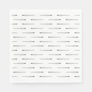 Arrow Through Hearts CUSTOM BACKGROUND COLOR Napkin