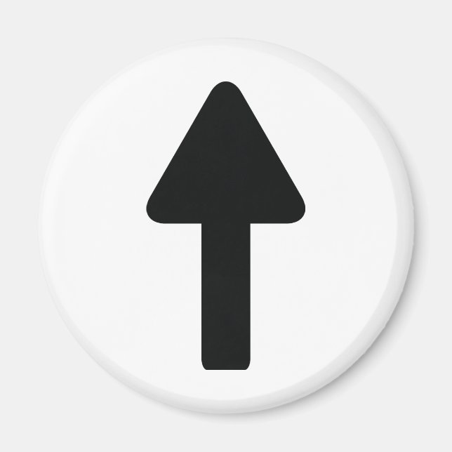arrow up icon magnet (Front)