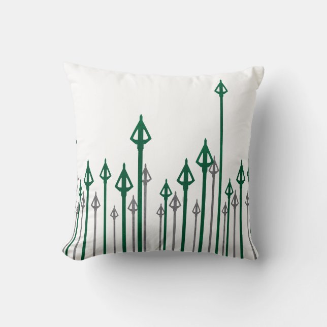 Arrow | Vertical Arrows Graphic Cushion (Front)
