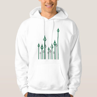 Arrow | Vertical Arrows Graphic Hoodie