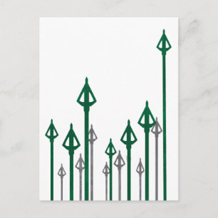 Arrow   Vertical Arrows Graphic Postcard