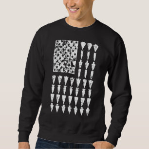Arrowhead American Flag For Any Avid Hunter Sweatshirt