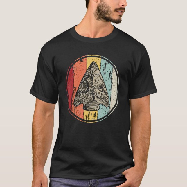 Arrowhead Collector Ancient Archery 1 T-Shirt (Front)
