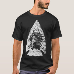 Arrowhead Hunter Indian Chief Relic Hunting Native T-Shirt