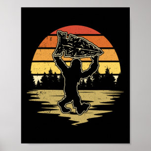 Arrowhead Hunting Bigfoot Arrowhead Hunter Poster