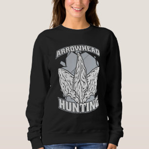 Arrowhead Hunting Flint Artifact Rocks Arrowhead C Sweatshirt