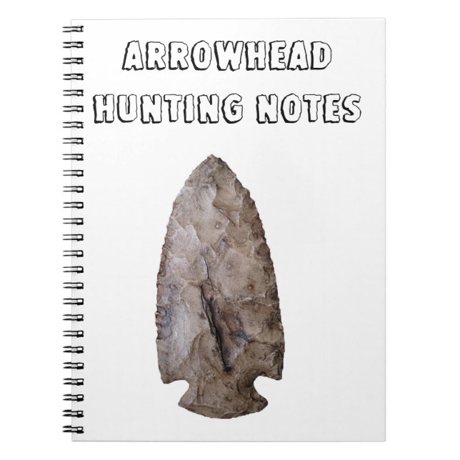 Arrowhead hunting notes spiral notebook (Front)