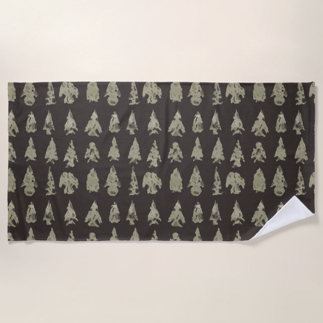 Arrowheads Beach Towel (Front)