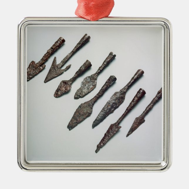 Arrowheads, Iron Age (iron) Metal Tree Decoration (Front)