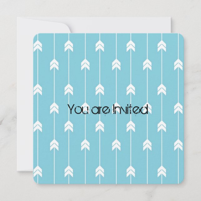 Arrows Baby Shower Invitation (Front)