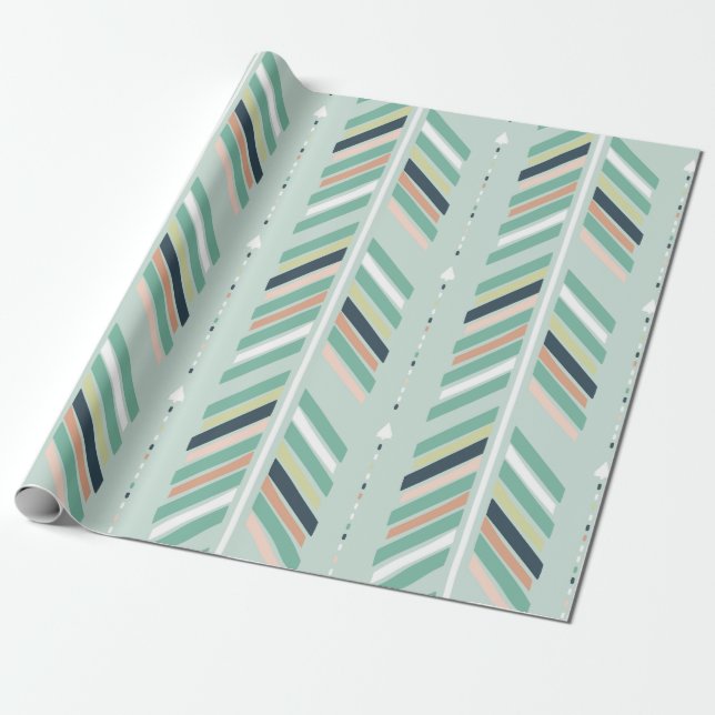 Arrows Wrapping Paper (Unrolled)