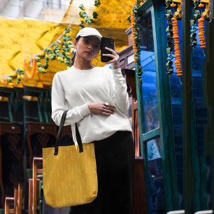 Arrows yellow tote bag