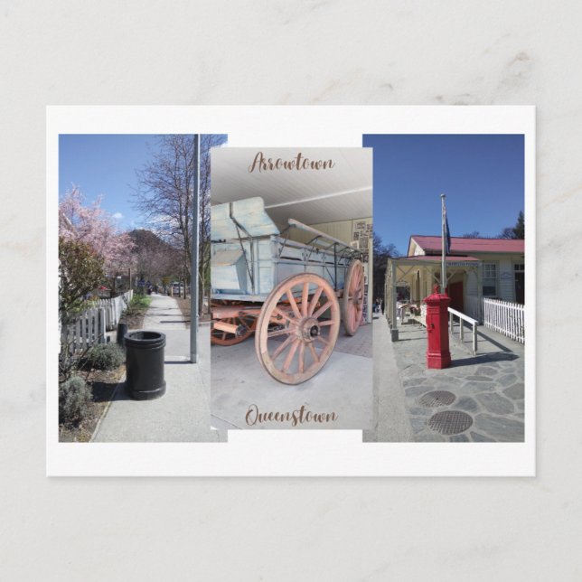 Arrowtown, Queenstown Postcard (Front)