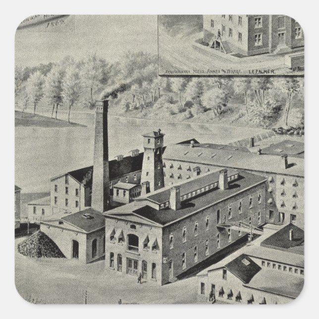 Arrowwanna Mills Square Sticker (Front)
