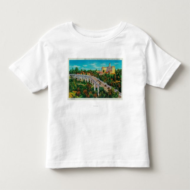 Arroyo Seco Bridge, Colorado Street Bridge Toddler T-Shirt (Front)