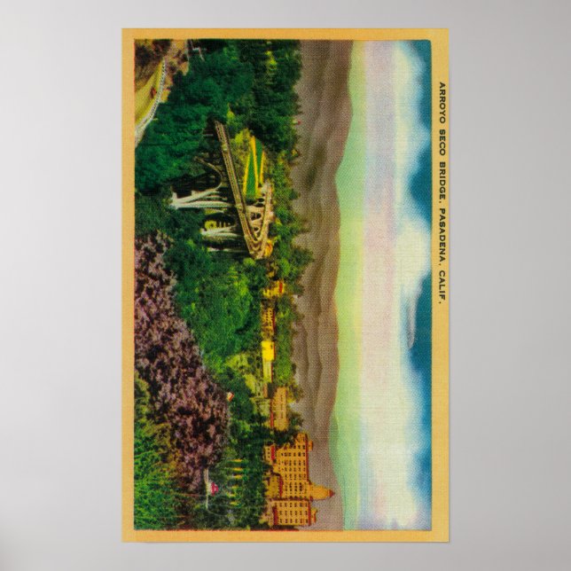 Arroyo Seco BridgePasadena, CA Poster (Front)