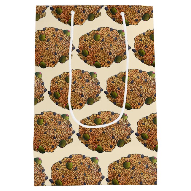 Arroz con Gandules Puerto Rican Food Rice Peas Medium Gift Bag (Back)