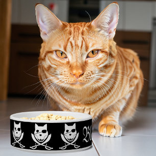 Arrr! it's the kitty roger! customisable bowl