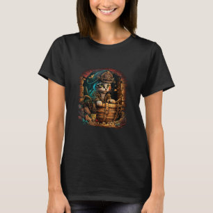 Arrr Meow-ty! Pirate Design with Treasure Chest an T-Shirt