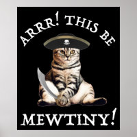 Arrr! This Be Mewtiny! Pirate Cat