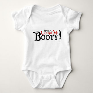Arrrr...Change Me Booty Baby Bodysuit