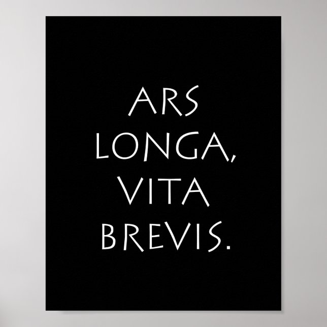 Ars Longa Vita Brevis Poster (Front)